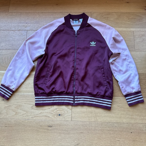 Adidas Originals purple and pink bomber jacket - Picture 2 of 9